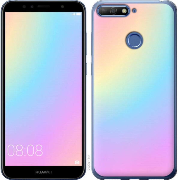 

Чехол на Huawei Honor 7A Pro Радуга 2 (04798)