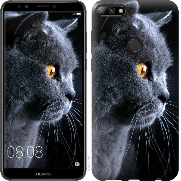 

Чехол на Huawei Honor 7C Красивый кот (04798)