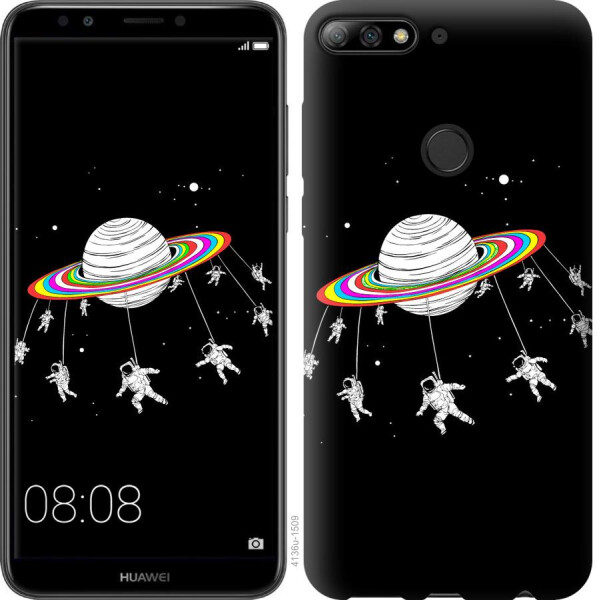 

Чехол на Huawei Honor 7C Лунная карусель (04798)