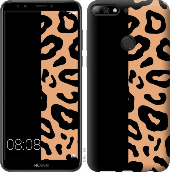 

Чехол на Huawei Honor 7C Пятна леопарда (04798)