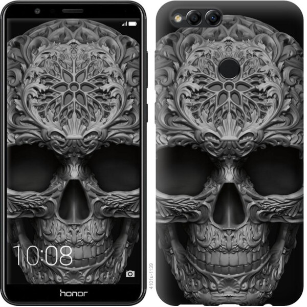 

Чехол на Huawei Honor 7X skull-ornament (04798)