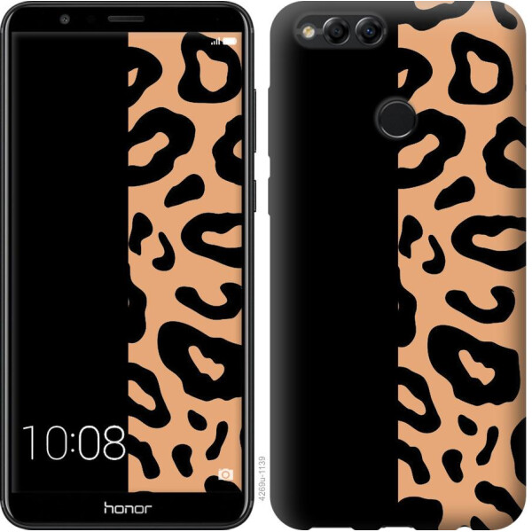 

Чехол на Huawei Honor 7X Пятна леопарда (04798)