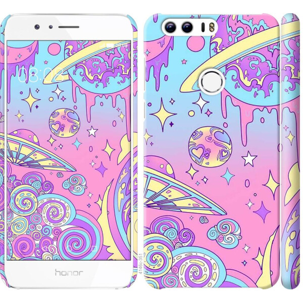 

Чехол на Huawei Honor 8 Розовая галактика (04798)