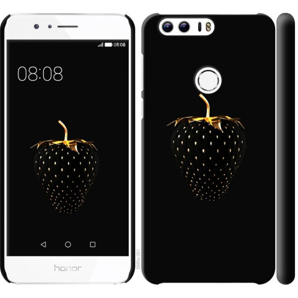 

Чехол на Huawei Honor 8 Черная клубника (04798)