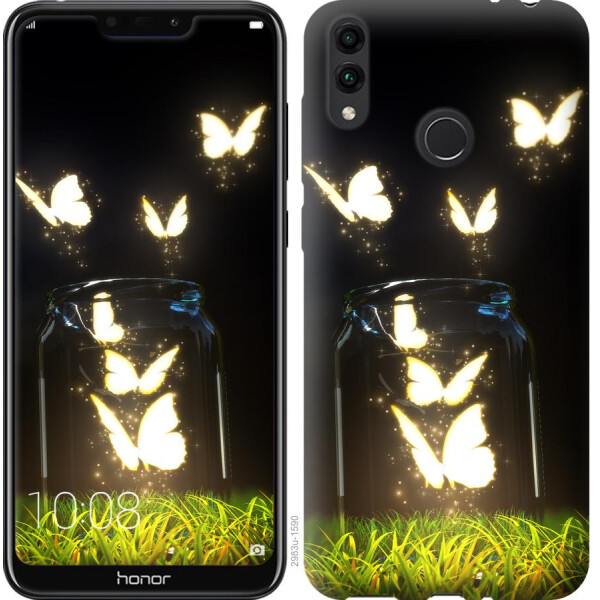 

Чехол на Huawei Honor 8C Светящиеся бабочки (04798)