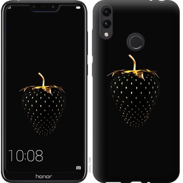 

Чехол на Huawei Honor 8C Черная клубника (04798)