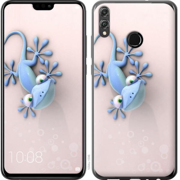 

Чехол на Huawei Honor 8X Геккончик (04798)