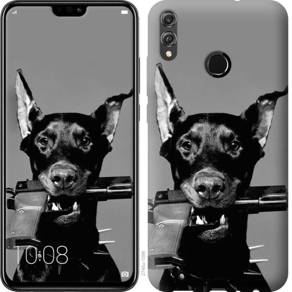 

Чехол на Huawei Honor 8X Доберман (04798)