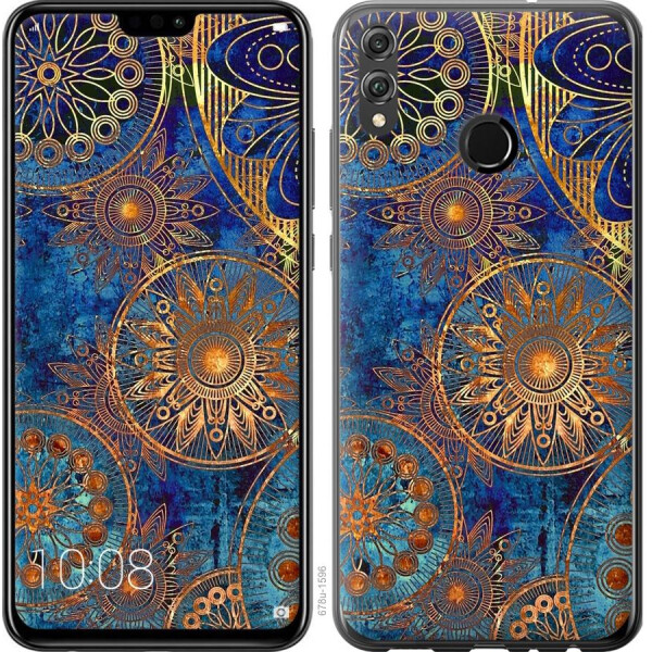 

Чехол на Huawei Honor 8X Золотой узор (04798)