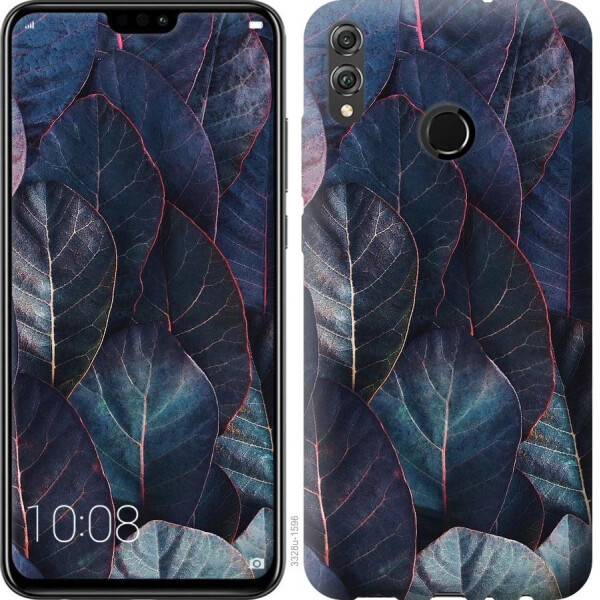 

Чехол на Huawei Honor 8X Листья v3 (04798)