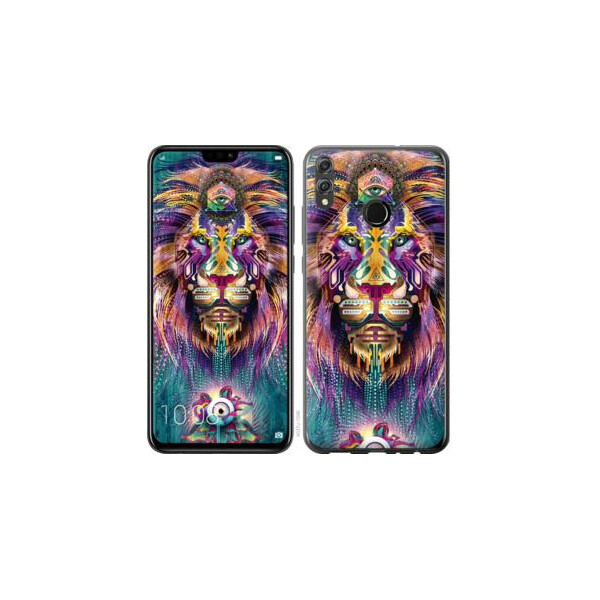 

Чехол на Huawei Honor 8X Люминесцентный лев (04798)