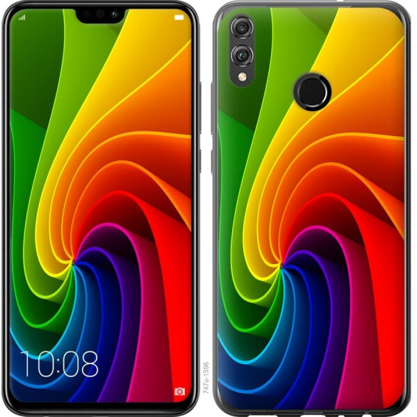 

Чехол на Huawei Honor 8X Радужный вихрь (04798)