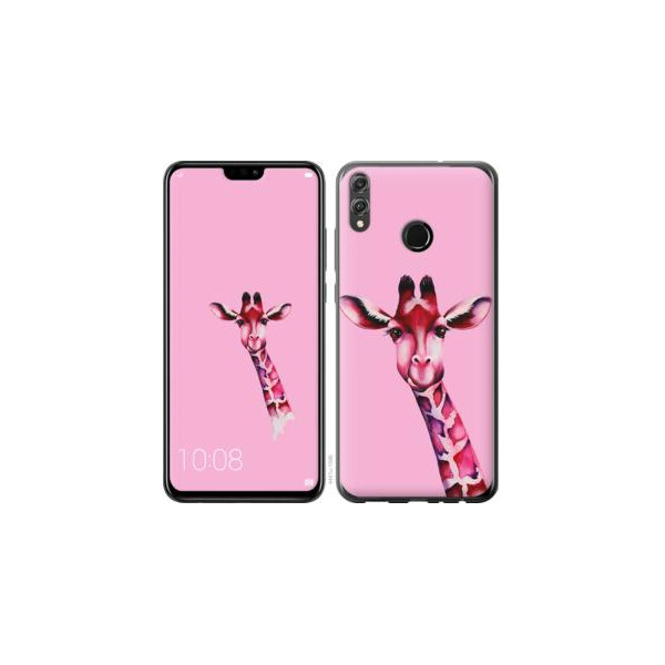 

Чехол на Huawei Honor 8X Розовая жирафа (04798)