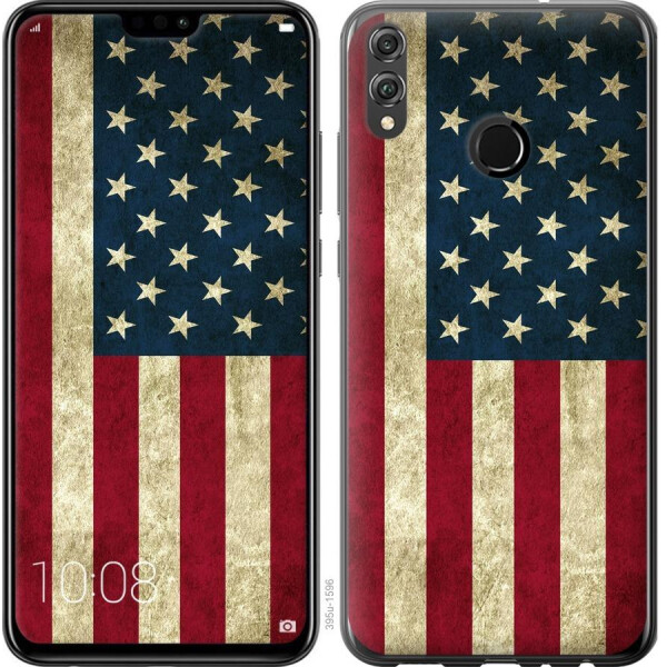 

Чехол на Huawei Honor 8X Флаг США (04798)