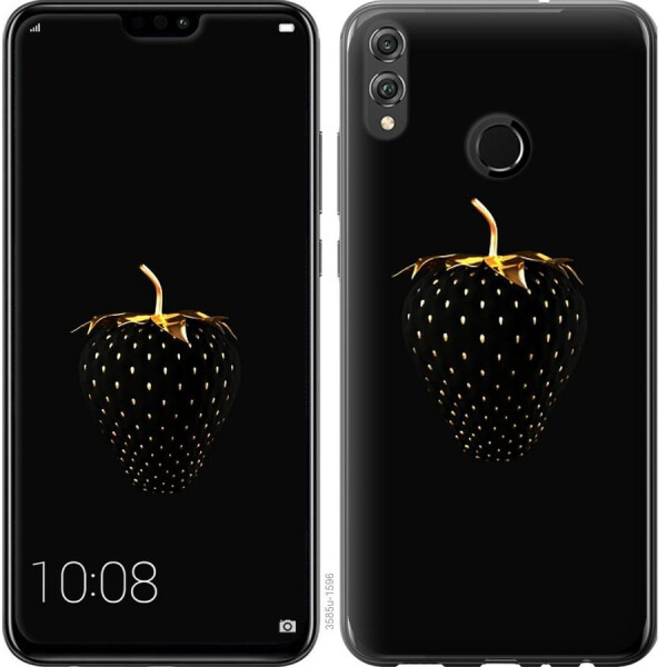 

Чехол на Huawei Honor 8X Черная клубника (04798)