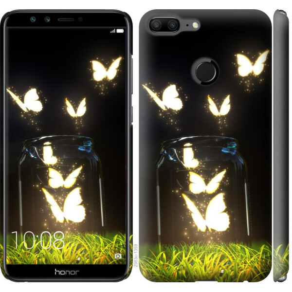 

Чехол на Huawei Honor 9 Lite Светящиеся бабочки (04798)