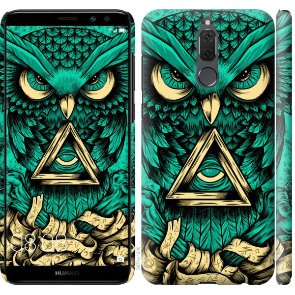 

Чехол на Huawei Honor 9i Сова Арт-тату (04798)