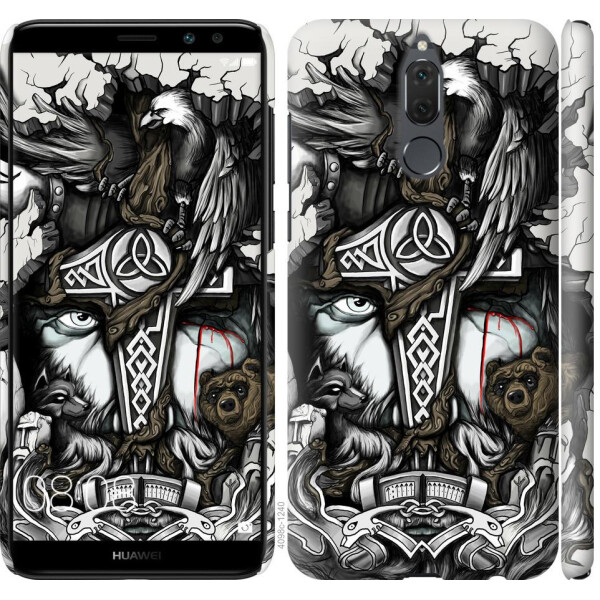 

Чехол на Huawei Honor 9i Тату Викинг (04798)