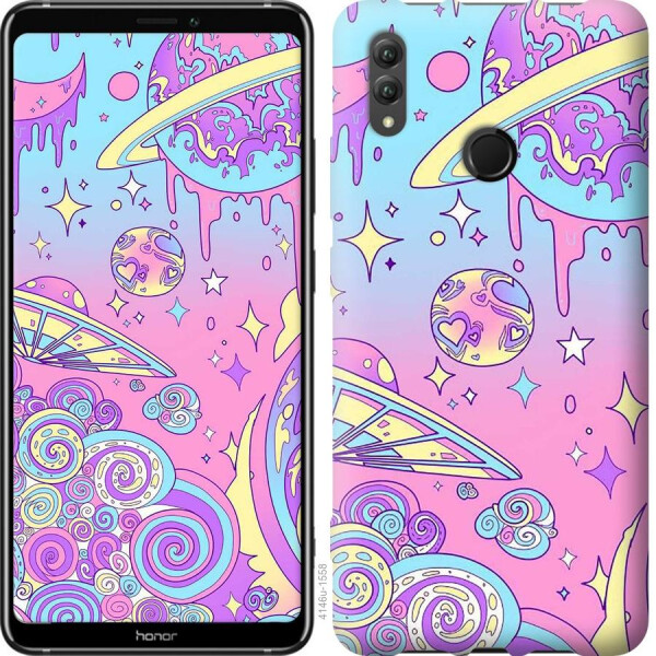 

Чехол на Huawei Honor Note 10 Розовая галактика (04798)