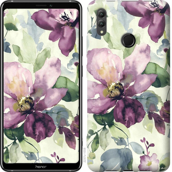 

Чехол на Huawei Honor Note 10 Цветы акварелью (04798)