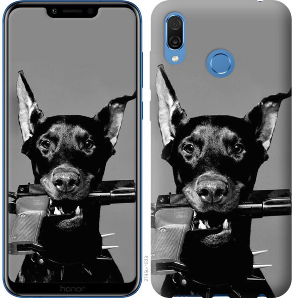 

Чехол на Huawei Honor Play Доберман (04798)