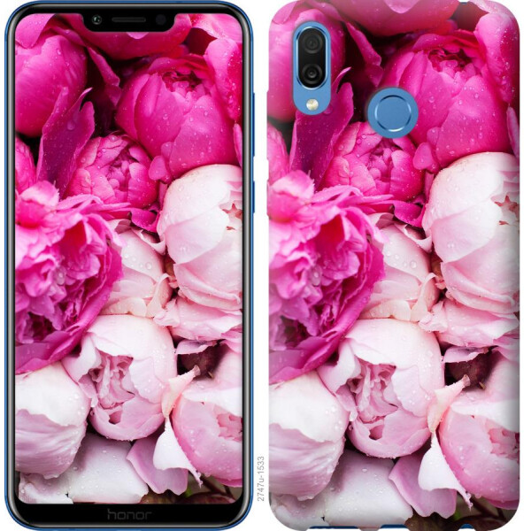 

Чехол на Huawei Honor Play Розовые пионы (04798)