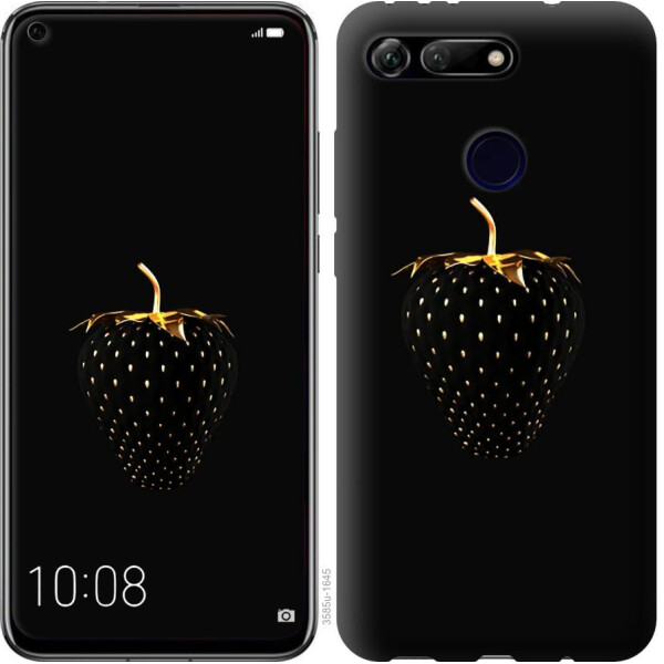 

Чехол на Huawei Honor View 20 Черная клубника (04798)