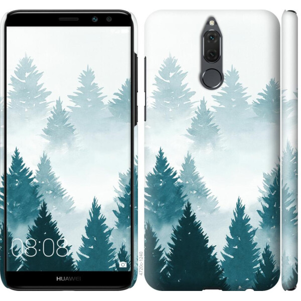 

Чехол на Huawei Mate 10 Lite Акварельные Елки (04798)
