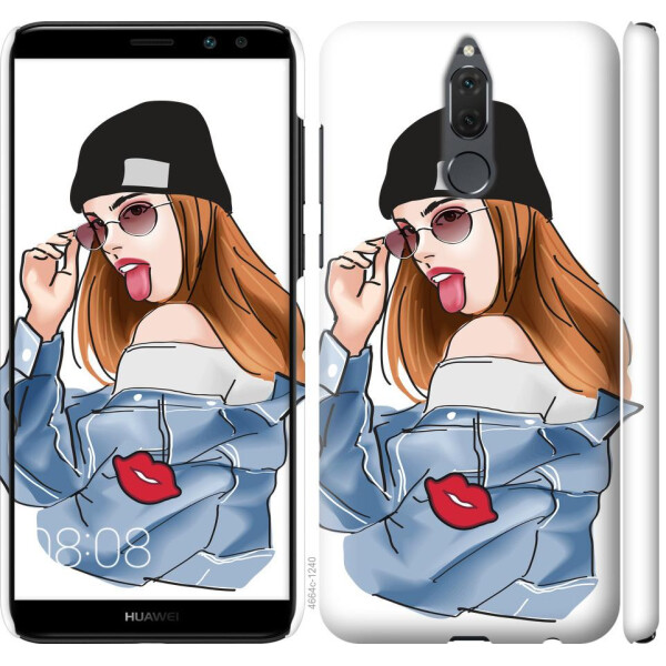 

Чехол на Huawei Mate 10 Lite Девушка v3 (04798)