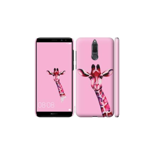 

Чехол на Huawei Mate 10 Lite Розовая жирафа (04798)