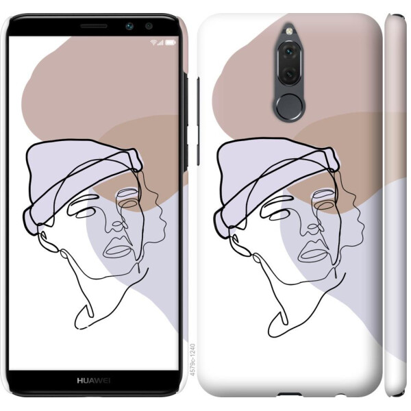 

Чехол на Huawei Mate 10 Lite Силуэт (04798)
