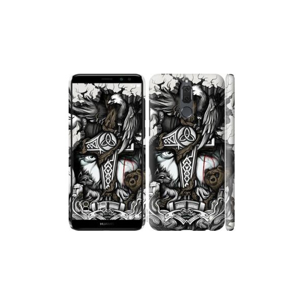 

Чехол на Huawei Mate 10 Lite Тату Викинг (04798)