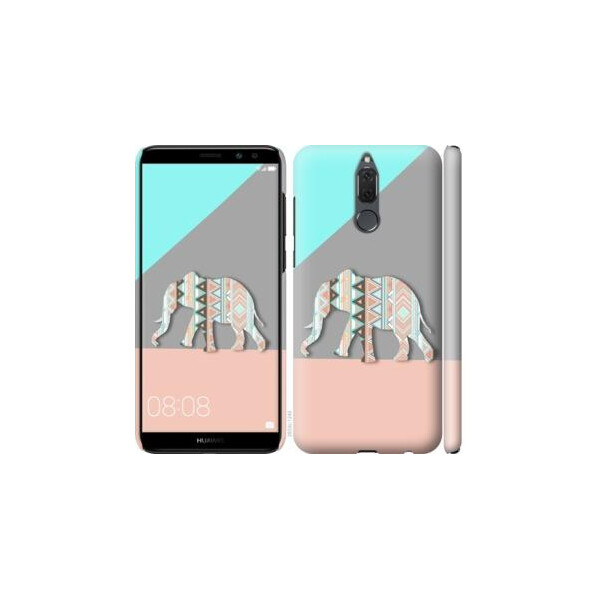 

Чехол на Huawei Mate 10 Lite Узорчатый слон (04798)