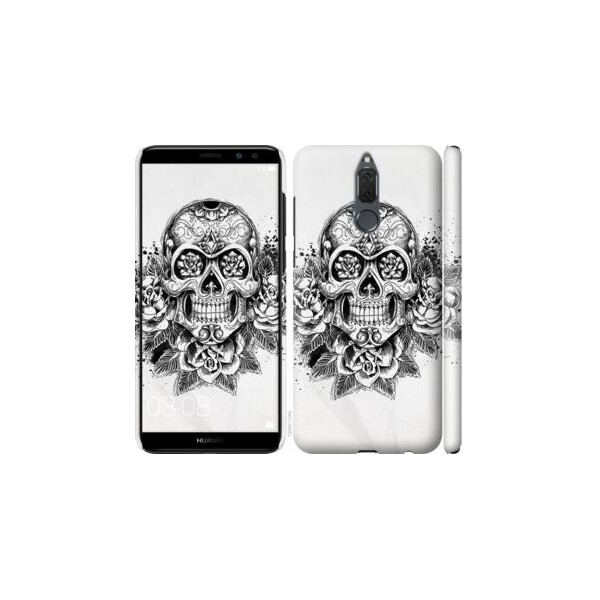 

Чехол на Huawei Mate 10 Lite Череп и розы (04798)