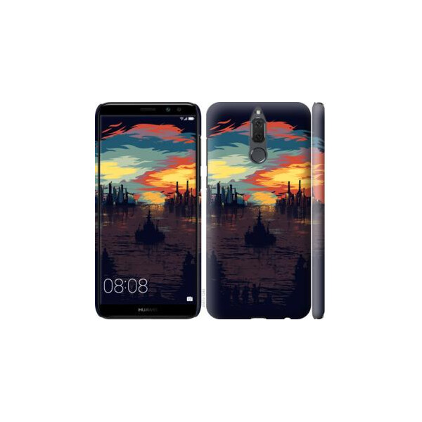 

Чехол на Huawei Mate 10 Lite Череп-абстракция (04798)