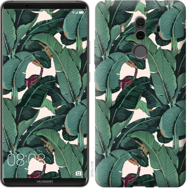 

Чехол на Huawei Mate 10 Pro Банановые листья (04798)