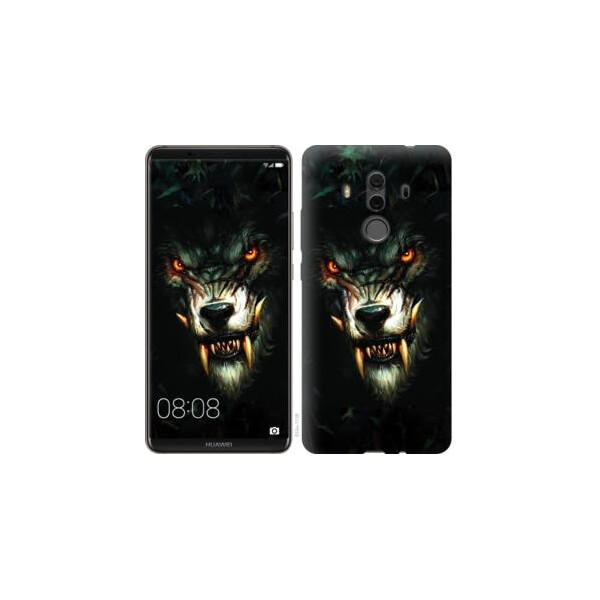 

Чехол на Huawei Mate 10 Pro Дьявольский волк (04798)