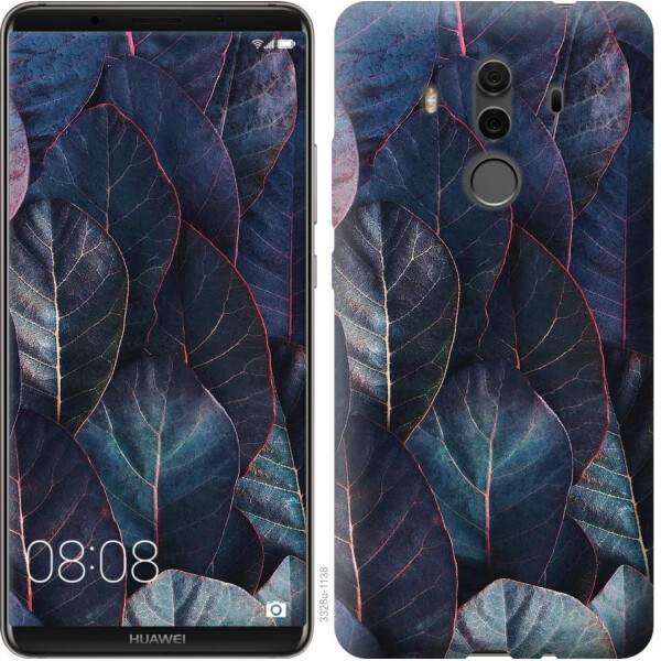 

Чехол на Huawei Mate 10 Pro Листья v3 (04798)
