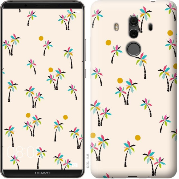 

Чехол на Huawei Mate 10 Pro Пальмочки (04798)