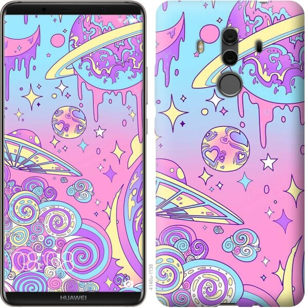 

Чехол на Huawei Mate 10 Pro Розовая галактика (04798)