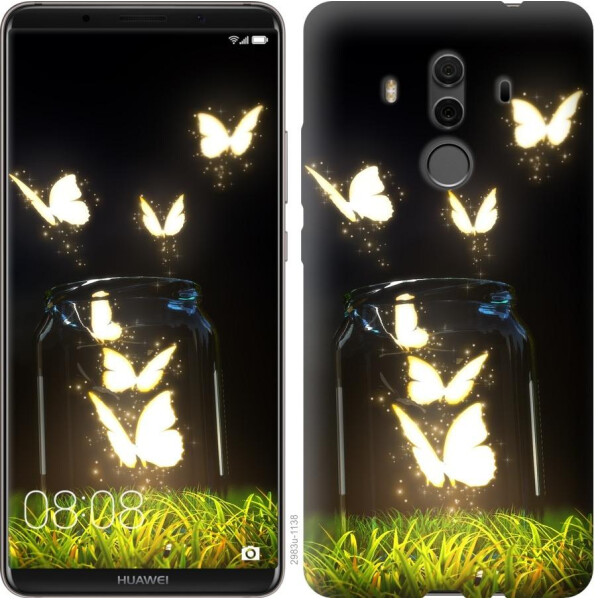 

Чехол на Huawei Mate 10 Pro Светящиеся бабочки (04798)