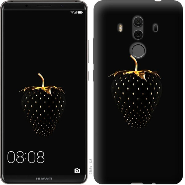 

Чехол на Huawei Mate 10 Pro Черная клубника (04798)