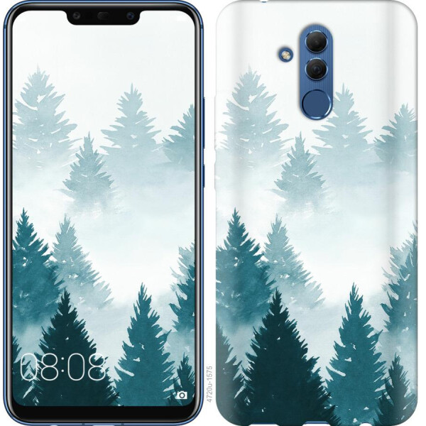 

Чехол на Huawei Mate 20 Lite Акварельные Елки (04798)