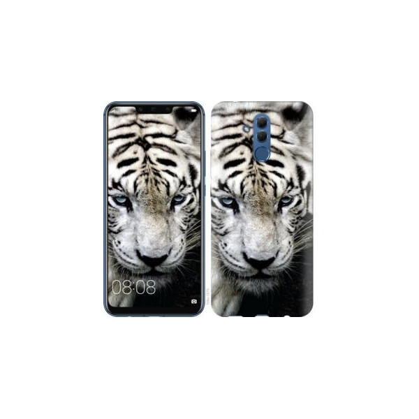 

Чехол на Huawei Mate 20 Lite Грустный белый тигр (04798)