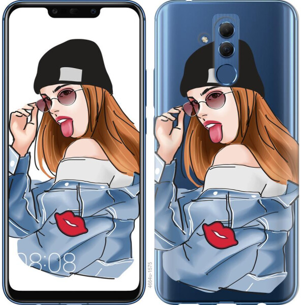 

Чехол на Huawei Mate 20 Lite Девушка v3 (04798)