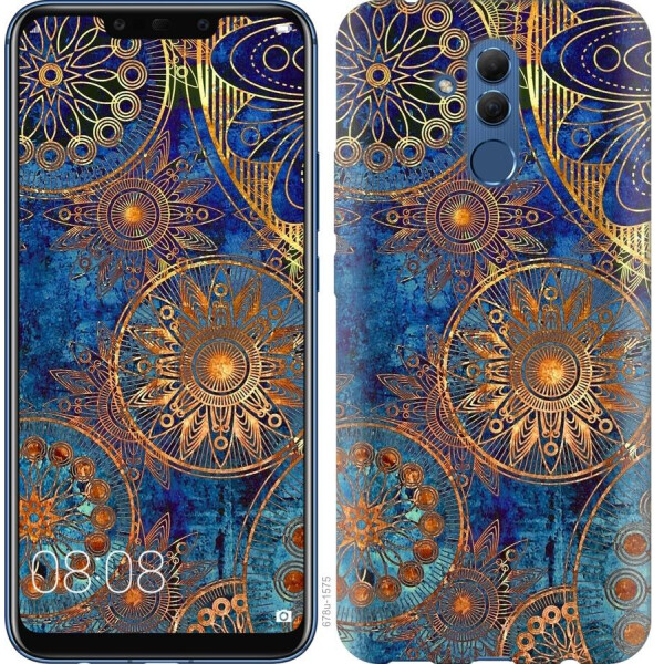 

Чехол на Huawei Mate 20 Lite Золотой узор (04798)