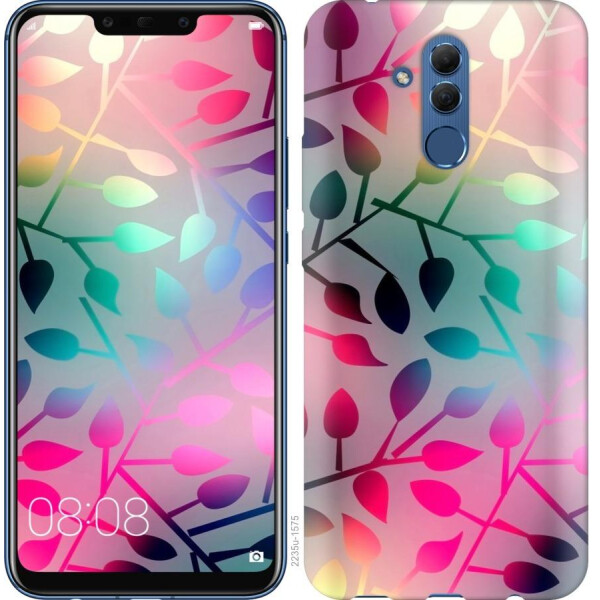 

Чехол на Huawei Mate 20 Lite Листья (04798)