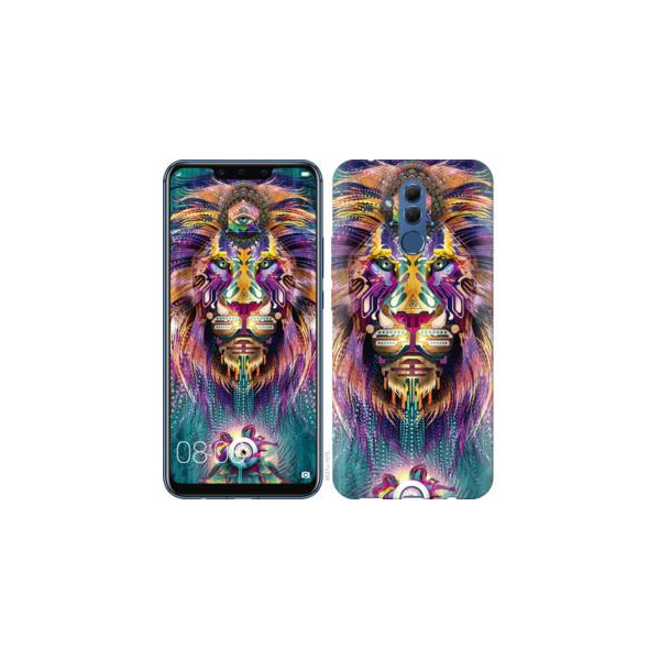 

Чехол на Huawei Mate 20 Lite Люминесцентный лев (04798)