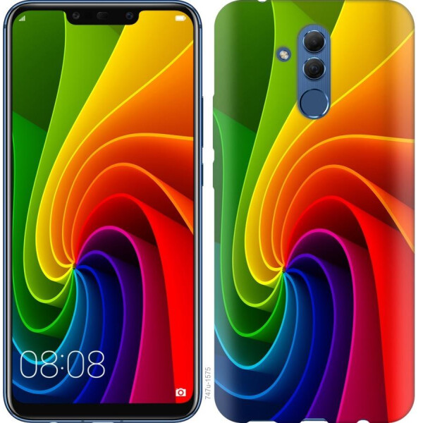 

Чехол на Huawei Mate 20 Lite Радужный вихрь (04798)