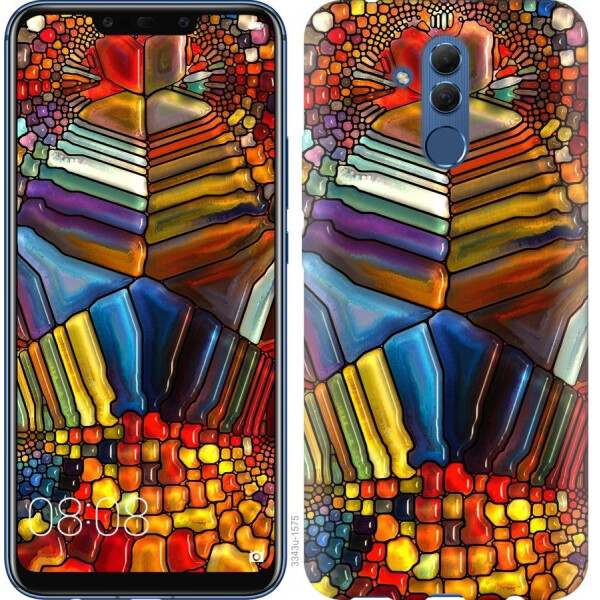 

Чехол на Huawei Mate 20 Lite Разноцветный витраж (04798)
